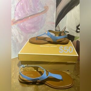 Michael Kors Light Blue Sandals